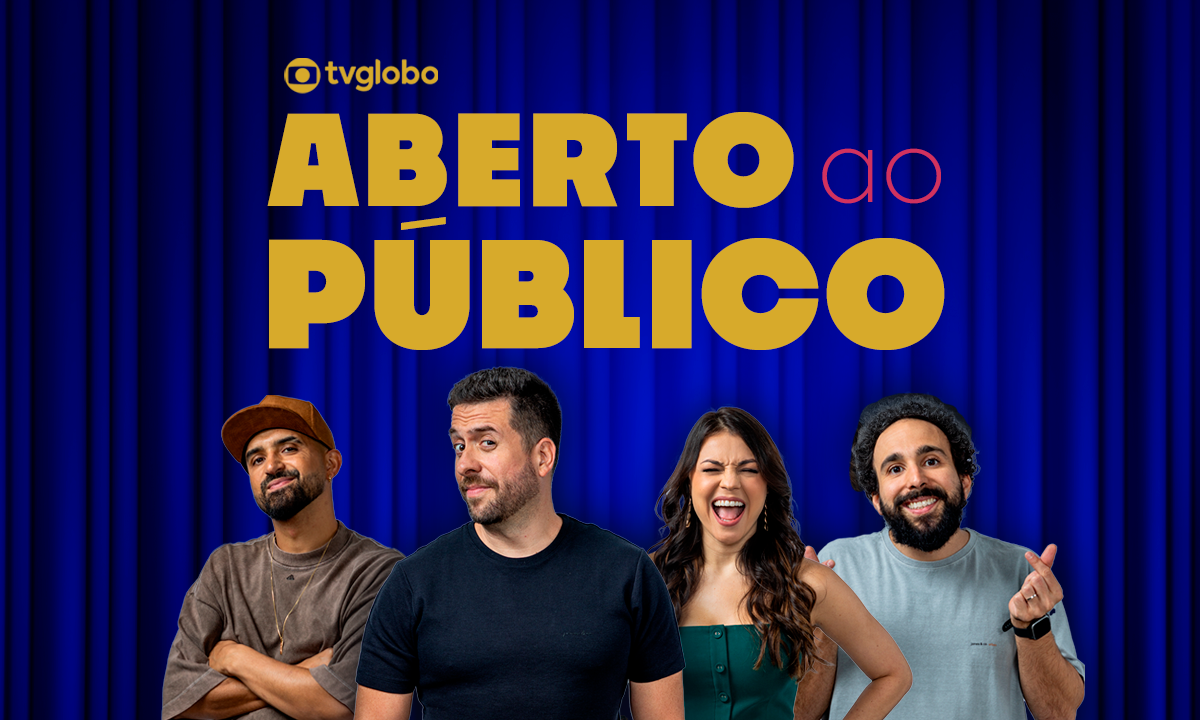 Foto da campanha ABERTO AO PÚBLICO | GLOBO